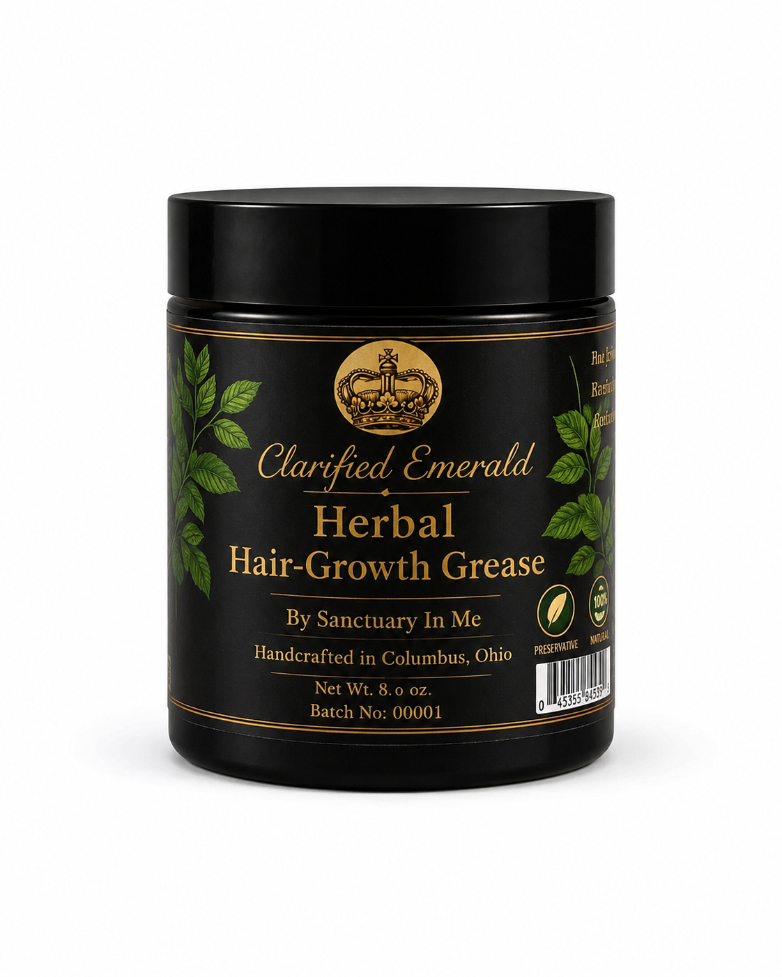 Clarified Emerald Herbal Hair-Growth Grease
